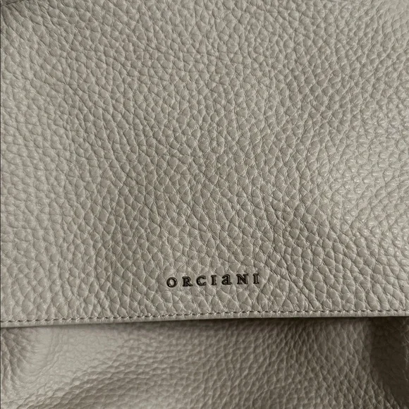 Gorgeous Orciani Italy Bag Hammered Leather - Picture 2 of 10